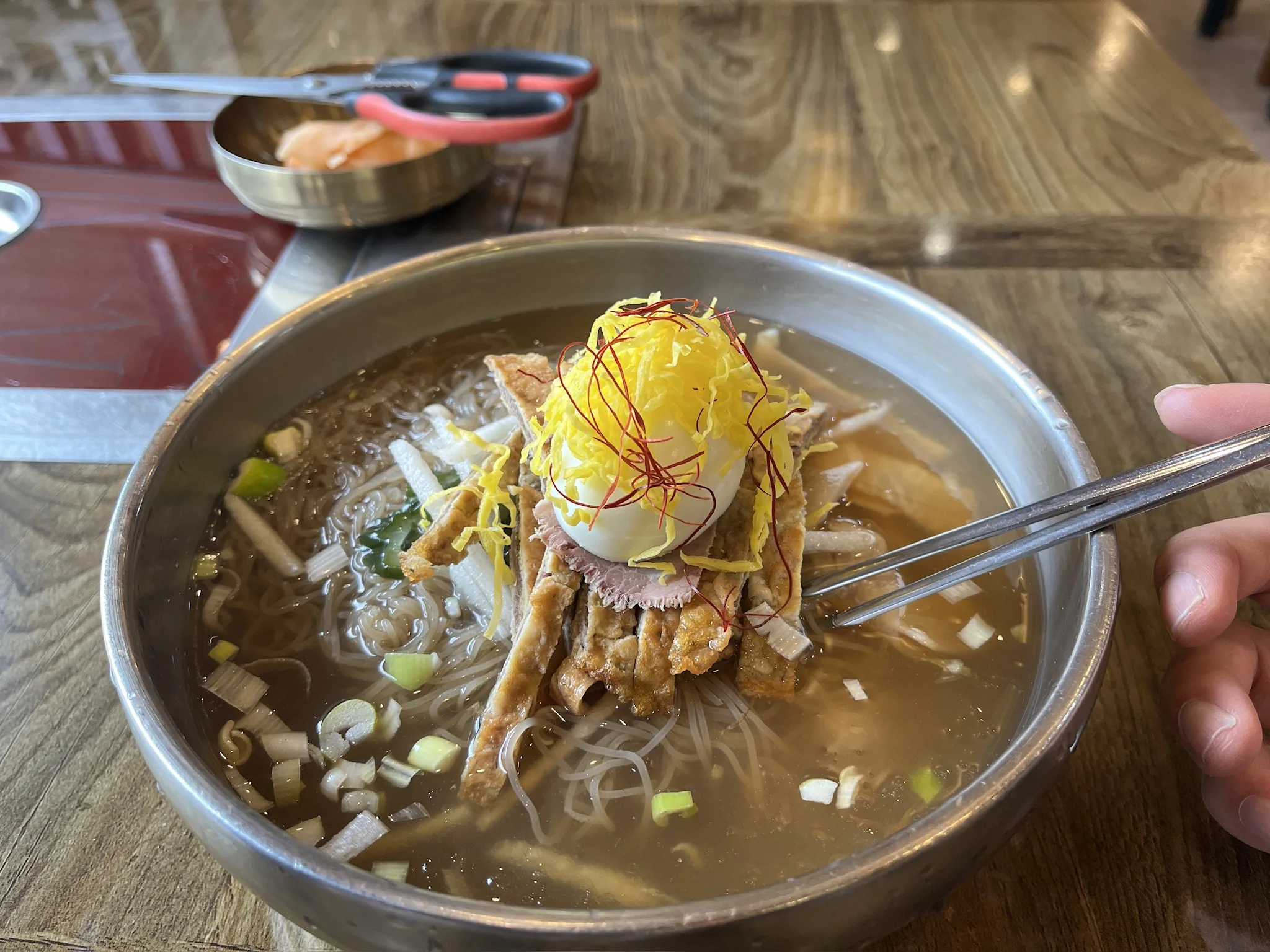 晋州冷麺の水冷麺